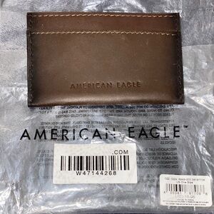 Men’s American Eagle Outfitters Brown Leather Card Holder